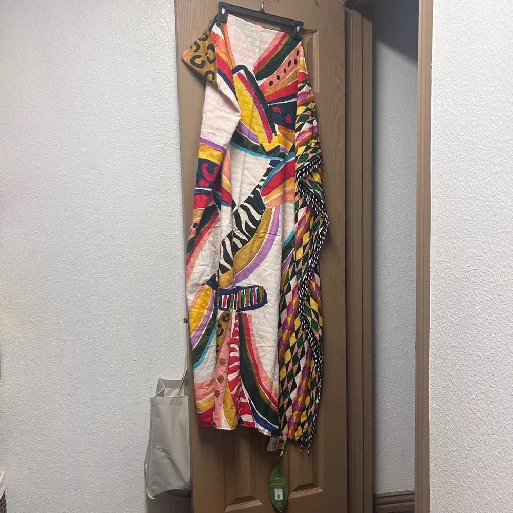 FARM Rio Multicolor Swim Sarong - Picture 2 of 5